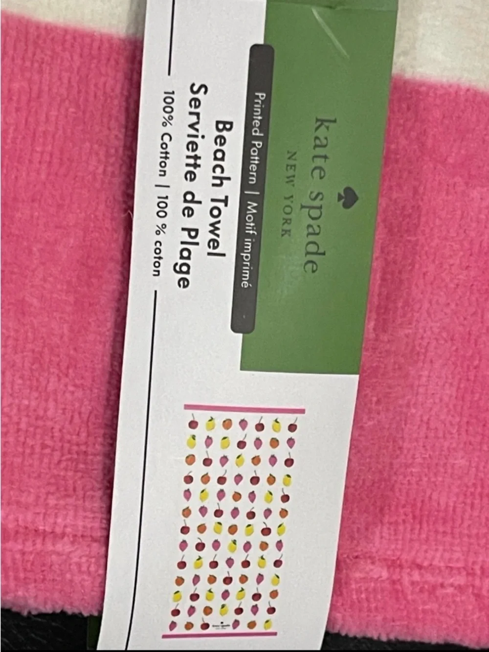 Kate Spade Beach Towel - Kate Spade Fruits Beach Towel